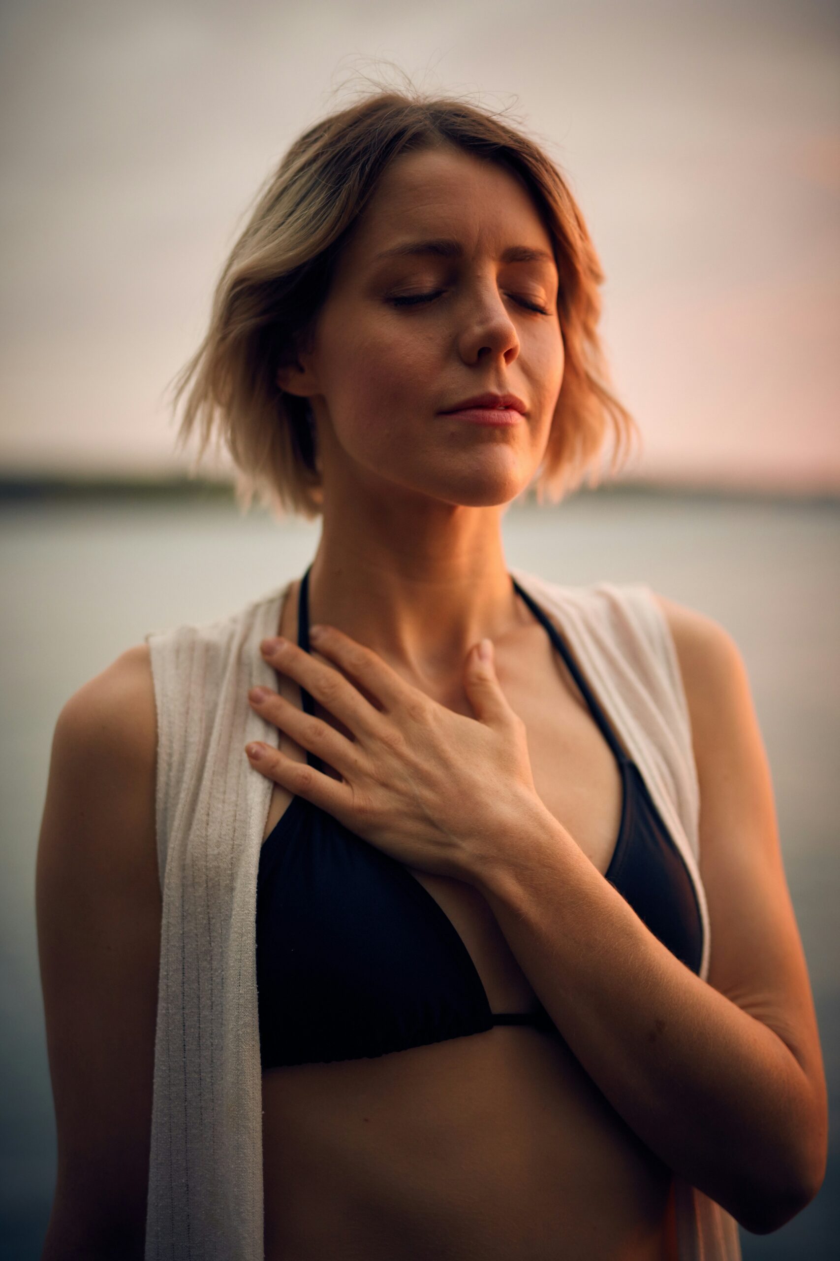 practicing nervous system regulation through deep breathing